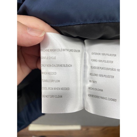 Michael Kors Coat kids Sz 14/16 Hooded Puffer Jacket in Midnight Blue Warm. - Picture 14 of 16